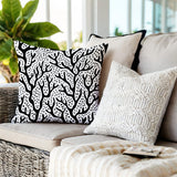 Fischer Coral Reefs Square Indoor/Outdoor Throw Pillow