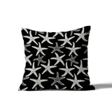 Fletcher Star Fish Square Indoor/Outdoor Throw Pillow