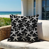 Fletcher Star Fish Square Indoor/Outdoor Throw Pillow