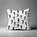 Hemmings Seahorse Square Indoor/Outdoor Throw Pillow
