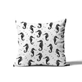 Hemmings Seahorse Square Indoor/Outdoor Throw Pillow