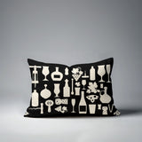 Hyatt Wine And Lumbar Indoor/Outdoor Throw Pillow