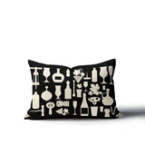 Hyatt Wine And Lumbar Indoor/Outdoor Throw Pillow
