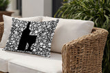 Lakefield Wine Bottle Lumbar Indoor/Outdoor Throw Pillow