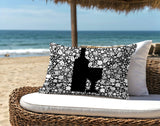 Lakefield Wine Bottle Lumbar Indoor/Outdoor Throw Pillow