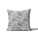 Madden Ocean Waves Square Indoor/Outdoor Throw Pillow