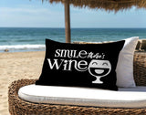Marcelina Smile There's Lumbar Indoor/Outdoor Throw Pillow
