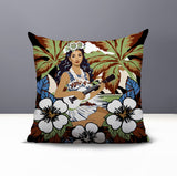 Moana Palm Reversible Indoor/Outdoor Square Pillow
