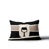 Molsley Wine Bottle Lumbar Indoor/Outdoor Throw Pillow