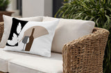 Potter Wine Glass Lumbar Indoor/Outdoor Throw Pillow