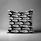Queeston Fish Square Indoor/Outdoor Throw Pillow