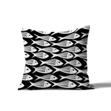 Queeston Fish Square Indoor/Outdoor Throw Pillow