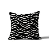 Richardson Ocean Waves Square Indoor/Outdoor Throw Pillow