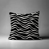 Richardson Ocean Waves Square Indoor/Outdoor Throw Pillow