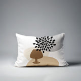 Savon Wine Glass Lumbar Indoor/Outdoor Throw Pillow