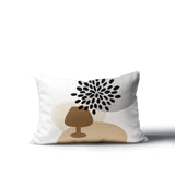 Savon Wine Glass Lumbar Indoor/Outdoor Throw Pillow