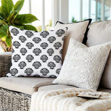 Sebastine Sea Shell Square Indoor/Outdoor Throw Pillow