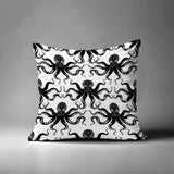 Shirley Octopus Square Indoor/Outdoor Throw Pillow