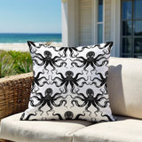 Shirley Octopus Square Indoor/Outdoor Throw Pillow