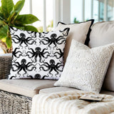 Shirley Octopus Square Indoor/Outdoor Throw Pillow