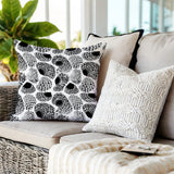 Shutterfield Sea Shell Square Indoor/Outdoor Throw Pillow