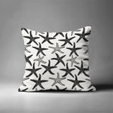 Theba Star Fish Square Indoor/Outdoor Throw Pillow
