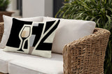 Winefield Wine Bottle Lumbar Indoor/Outdoor Throw Pillow