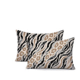 Blaine Zebra Print Indoor/Outdoor Reversible Rectangular Pillow