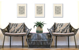 Blaine Zebra Print Indoor/Outdoor Reversible Rectangular Pillow