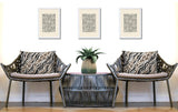 Blaine Zebra Print Indoor/Outdoor Reversible Rectangular Pillow
