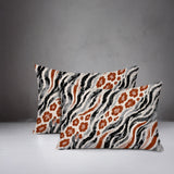 Blaine Zebra Print Indoor/Outdoor Reversible Rectangular Pillow