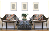 Blaine Zebra Print Indoor/Outdoor Reversible Rectangular Pillow