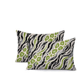 Blaine Zebra Print Indoor/Outdoor Reversible Rectangular Pillow