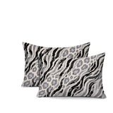 Blaine Zebra Print Indoor/Outdoor Reversible Rectangular Pillow