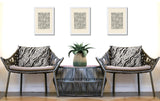 Blaine Zebra Print Indoor/Outdoor Reversible Rectangular Pillow