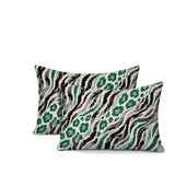 Blaine Zebra Print Indoor/Outdoor Reversible Rectangular Pillow