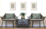Blaine Zebra Print Indoor/Outdoor Reversible Rectangular Pillow