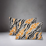 Blaine Zebra Print Indoor/Outdoor Reversible Rectangular Pillow
