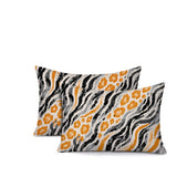 Blaine Zebra Print Indoor/Outdoor Reversible Rectangular Pillow