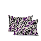 Blaine Zebra Print Indoor/Outdoor Reversible Rectangular Pillow