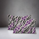 Blaine Zebra Print Indoor/Outdoor Reversible Rectangular Pillow