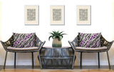 Blaine Zebra Print Indoor/Outdoor Reversible Rectangular Pillow