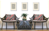Blaine Zebra Print Indoor/Outdoor Reversible Rectangular Pillow