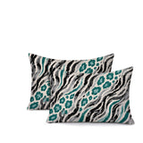 Blaine Zebra Print Indoor/Outdoor Reversible Rectangular Pillow