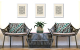 Blaine Zebra Print Indoor/Outdoor Reversible Rectangular Pillow