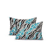 Blaine Zebra Print Indoor/Outdoor Reversible Rectangular Pillow
