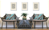 Blaine Zebra Print Indoor/Outdoor Reversible Rectangular Pillow