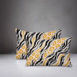 Blaine Zebra Print Indoor/Outdoor Reversible Rectangular Pillow