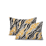 Blaine Zebra Print Indoor/Outdoor Reversible Rectangular Pillow