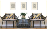 Blaine Zebra Print Indoor/Outdoor Reversible Rectangular Pillow